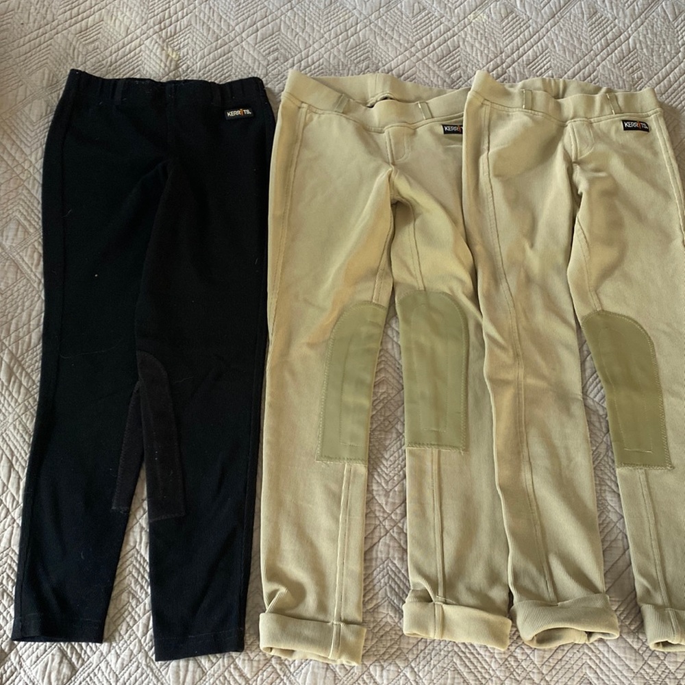 3 pairs of stylish Kerrits jodhpurs